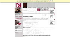 Desktop Screenshot of emmersonaccountants.com