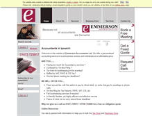 Tablet Screenshot of emmersonaccountants.com